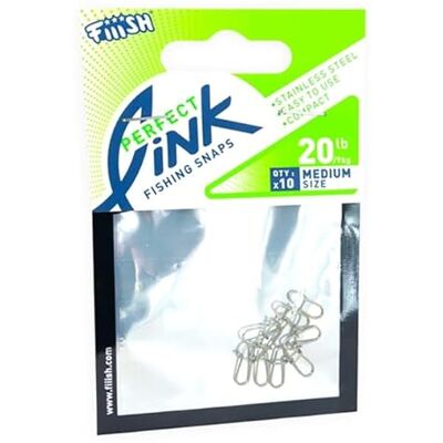 Fiiish Agrafe Perfect Link Medium -R.20Lb-9Kg Chrome GAM376 - Publicité Fiiish Agrafe Perfect Link Medium -R.20Lb-9Kg Chrome GAM376 - Publicité