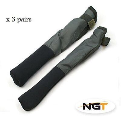 Tip & Butt Protector For Made Up Rods x 3 pairs carp/coarse fishing by NGT - Publicité Tip & Butt Protector For Made Up Rods x 3 pairs carp/coarse fishing by NGT - Publicité