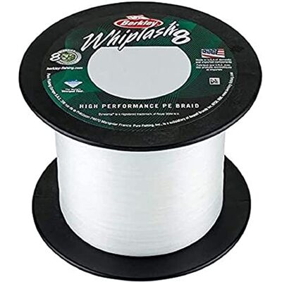 Berkley Whiplash, Fil de Pêche, Tresse 8 Brins Construite en 100% Dyneema, pour la Pêche en Mer et la Pêche en Eau Douce, Carnassier, Daiwa J-Braid - Publicité Berkley Whiplash, Fil de Pêche, Tresse 8 Brins Construite en 100% Dyneema, pour la Pêche en Mer et la Pêche en Eau Douce, Carnassier, Daiwa J-Braid - Publicité