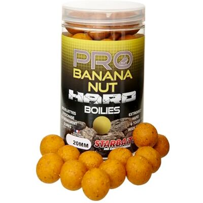 StarBaits Bouillettes Pro Banana Nut Hard Baits 200g D.20mm Jaune 84290 - Publicité StarBaits Bouillettes Pro Banana Nut Hard Baits 200g D.20mm Jaune 84290 - Publicité