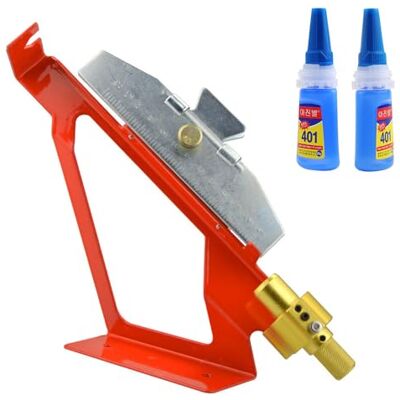 SHARROW Tir à l'arc Flèche Fletching Jig Empennage Recurve ou Composé DIY Fletches Collage Plumes bâton Outil avec Colle 401 (Rouge) - Publicité SHARROW Tir à l'arc Flèche Fletching Jig Empennage Recurve ou Composé DIY Fletches Collage Plumes bâton Outil avec Colle 401 (Rouge) - Publicité