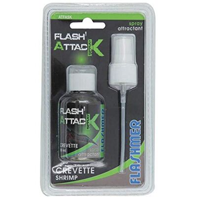 FLASHMER ATTRACTANT FLASH' ATTACK SPRAY CREVETTE - Publicité FLASHMER ATTRACTANT FLASH' ATTACK SPRAY CREVETTE - Publicité
