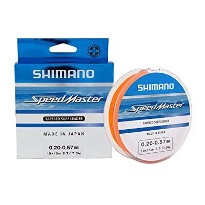 Shimano Nylon Speedmaster Surf Taper LD Orange 10x15m D.0,33-0,57mm R.7,20-17,00Kg - Publicité Shimano Nylon Speedmaster Surf Taper LD Orange 10x15m D.0,33-0,57mm R.7,20-17,00Kg - Publicité