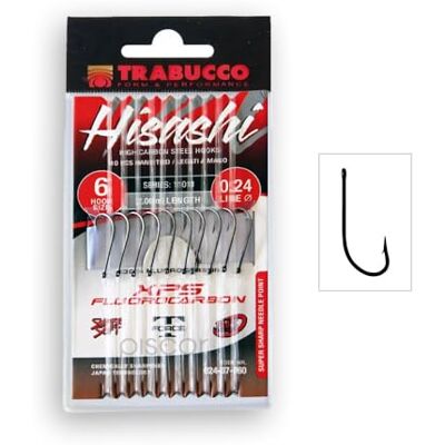 Trabucco Hameçons Montés Hisashi 11011 O´ Shaughnessy Hameçons 06 0.20 mm 200 cm Hameçons Montés Fluorocarbone Pêche Mer Coup Truite Carnassier Anglaise Rivière - Publicité Trabucco Hameçons Montés Hisashi 11011 O´ Shaughnessy Hameçons 06 0.20 mm 200 cm Hameçons Montés Fluorocarbone Pêche Mer Coup Truite Carnassier Anglaise Rivière - Publicité