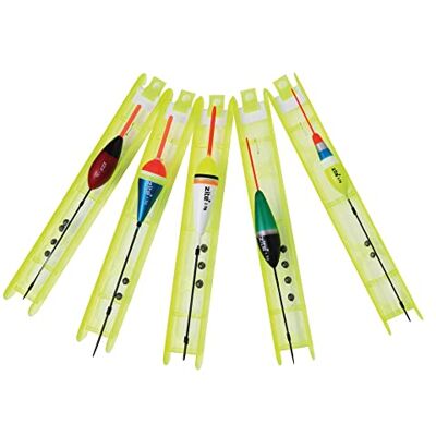 Zite Kit de pêche prêt à l'emploi – Montage prêt à l'emploi – Pêche au poisson pacifique – Lot de 5 flotteurs 0,5 à 2 g - Publicité Zite Kit de pêche prêt à l'emploi – Montage prêt à l'emploi – Pêche au poisson pacifique – Lot de 5 flotteurs 0,5 à 2 g - Publicité