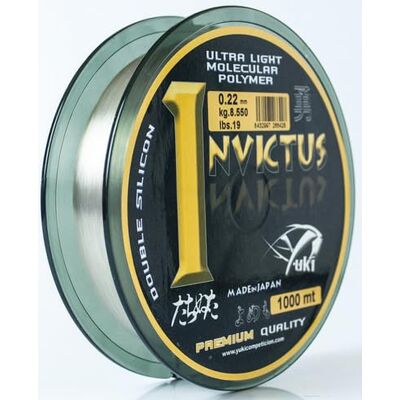 YUKI Nylon Invictus 0.20 mm 7,23 Kg 1000 MT - Publicité YUKI Nylon Invictus 0.20 mm 7,23 Kg 1000 MT - Publicité