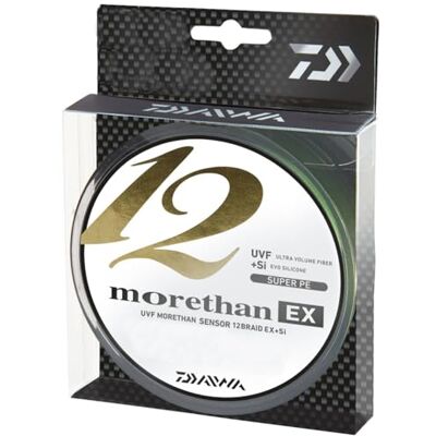 Daiwa Più Di 12 Treccia Ex + Si 300m - ligne de pêche - Publicité Daiwa Più Di 12 Treccia Ex + Si 300m - ligne de pêche - Publicité
