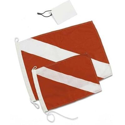 Drapeau de Plongée Rouge Grand - Drapeau de Plongée - Publicité Drapeau de Plongée Rouge Grand - Drapeau de Plongée - Publicité