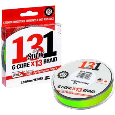 Sufix 131 G-core Braided Line 150 M 0.330 mm - Publicité Sufix 131 G-core Braided Line 150 M 0.330 mm - Publicité