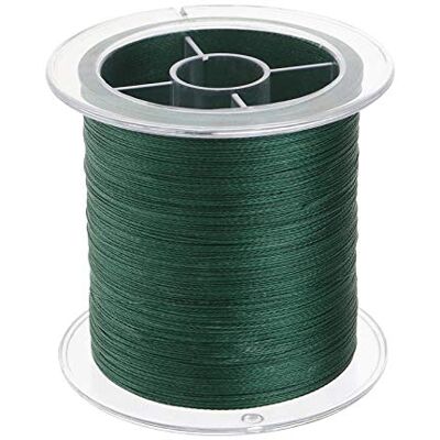 Create idea 300m Ligne de Pêche Tressée 4 brins 0.2mm PE Vert Foncé pour Pêche au Leurre Grossier - Publicité Create idea 300m Ligne de Pêche Tressée 4 brins 0.2mm PE Vert Foncé pour Pêche au Leurre Grossier - Publicité