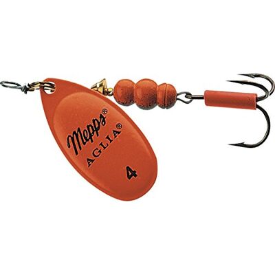 Mepps Spinner aglia cuillère de pêche fluo orangeGröße 5–poids : 14 g - Publicité Mepps Spinner aglia cuillère de pêche fluo orangeGröße 5–poids : 14 g - Publicité