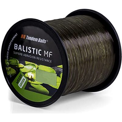 Tandem Baits Balistic MF Fil de Pêche Carpe Nylon Matériel de Pêche Ultra Résistant 900 m 0,40 mm Zone Dense Camouflage - Publicité Tandem Baits Balistic MF Fil de Pêche Carpe Nylon Matériel de Pêche Ultra Résistant 900 m 0,40 mm Zone Dense Camouflage - Publicité