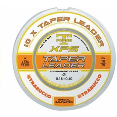 Trabucco Xps Tapered leader monofilament Cône 00h20 Pour 00h50 pêche - Publicité Trabucco Xps Tapered leader monofilament Cône 00h20 Pour 00h50 pêche - Publicité