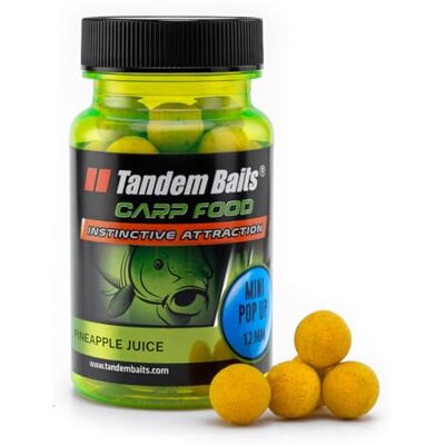 Tandem Baits Bouillettes Flottantes Pop Up pour La Pêche À La Carpe Zig Rig Chod Rig Carp Food Perfection Mini Pop-Up 12 mm 30 g Jus D’Ananas - Publicité Tandem Baits Bouillettes Flottantes Pop Up pour La Pêche À La Carpe Zig Rig Chod Rig Carp Food Perfection Mini Pop-Up 12 mm 30 g Jus D’Ananas - Publicité