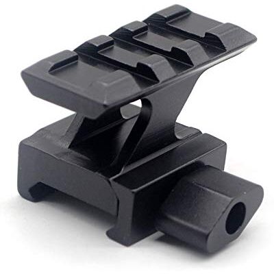 TRIROCK See-Through High Profile Compact Tall Tactical Riser Base Mount with 3 Slots Picatinny Weaver Rail Fits 21mm Rail - Publicité TRIROCK See-Through High Profile Compact Tall Tactical Riser Base Mount with 3 Slots Picatinny Weaver Rail Fits 21mm Rail - Publicité