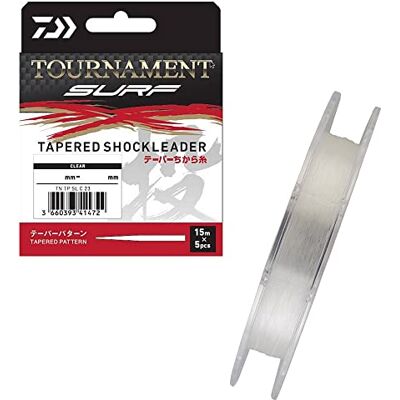 Daiwa Bas de Ligne Arrache Tournament Tapered Shock Leader 15m D.0.37-0.57mm Translucent TNTPSLC3757 - Publicité Daiwa Bas de Ligne Arrache Tournament Tapered Shock Leader 15m D.0.37-0.57mm Translucent TNTPSLC3757 - Publicité