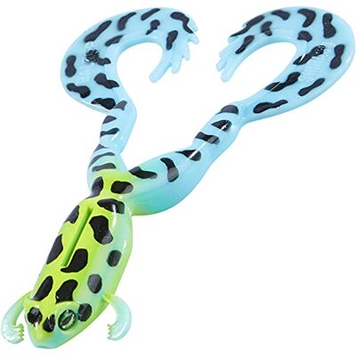 Balzer Shirasu Clone Frog Leurre en caoutchouc Motif grenouille 12 cm Indian Bull Frog UV. Publicité Balzer Shirasu Clone Frog Leurre en caoutchouc Motif grenouille 12 cm Indian Bull Frog UV. Publicité