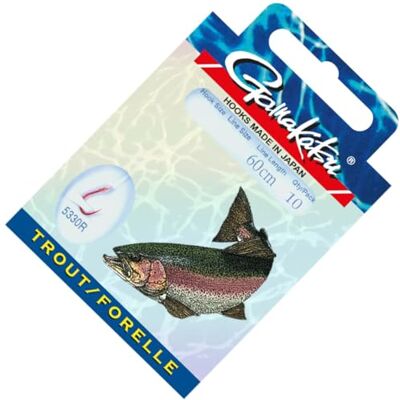 Gamakatsu 5330r red 8 0.160 mm fishing hook - Publicité Gamakatsu 5330r red 8 0.160 mm fishing hook - Publicité