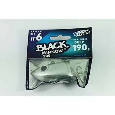 TETE PLOMBEE FIIISH BLACK MINNOW Modèle: 1 tête Deep 190gr Kaki Black Minnow 200 - Publicité TETE PLOMBEE FIIISH BLACK MINNOW Modèle: 1 tête Deep 190gr Kaki Black Minnow 200 - Publicité