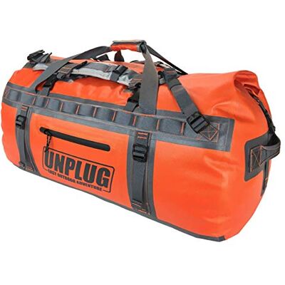 UNPLUG EASY OUTDOOR ADVENTURE Unplug Ultimate Sac d’Aventure Ultime Grand Sac de Voyage Étanche et Ultra Résistant en 1680D, Utilisable pour Le Camping, la Moto, Le Bateau ou la Chasse (O 155L) - Publicité UNPLUG EASY OUTDOOR ADVENTURE Unplug Ultimate Sac d’Aventure Ultime Grand Sac de Voyage Étanche et Ultra Résistant en 1680D, Utilisable pour Le Camping, la Moto, Le Bateau ou la Chasse (O 155L) - Publicité