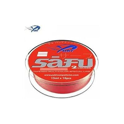 Yuki ARRACHEE Conique SAFU Bicolore 0.30-0.57 mm Red 10x15M - Publicité Yuki ARRACHEE Conique SAFU Bicolore 0.30-0.57 mm Red 10x15M - Publicité