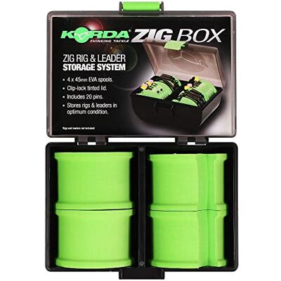 Korda Zig zag Boite Pêche Carpe Rangement Système - Publicité Korda Zig zag Boite Pêche Carpe Rangement Système - Publicité