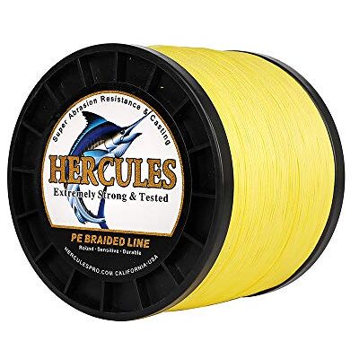HERCULES Super Cast 10-300lbs Ligne de pêche tressée 100-2000m 109-2187yds Test pour Les Lignes de Poisson Tresse PE d'eau salée Superline 8 brins - Publicité HERCULES Super Cast 10-300lbs Ligne de pêche tressée 100-2000m 109-2187yds Test pour Les Lignes de Poisson Tresse PE d'eau salée Superline 8 brins - Publicité