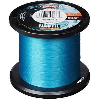 Berkley Nautil Inshore Braid Ligne de pêche tressée en PE Ultra-Douce et résistante Longue Distance de Lancer Ligne tressée pour l'eau salée et l'eau Douce 0,10 mm 9 LB 300 m - Publicité Berkley Nautil Inshore Braid Ligne de pêche tressée en PE Ultra-Douce et résistante Longue Distance de Lancer Ligne tressée pour l'eau salée et l'eau Douce 0,10 mm 9 LB 300 m - Publicité