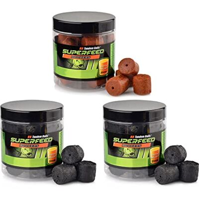 Tandem Baits SuperFeed Hook Fatty Pellet 3X Flavor Mix Matériel de Pêche Carpe 20mm 150g - Publicité Tandem Baits SuperFeed Hook Fatty Pellet 3X Flavor Mix Matériel de Pêche Carpe 20mm 150g - Publicité
