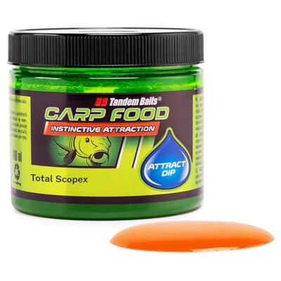 Tandem Baits Carp Food Attract Dip pour Pêche Carpe Total Scopex 100 ML - Publicité Tandem Baits Carp Food Attract Dip pour Pêche Carpe Total Scopex 100 ML - Publicité