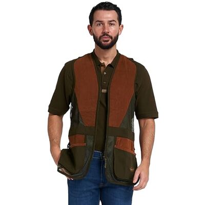 JACK PYKE Gilet de Skeet pour Homme – Gilet de Tir aux Pigeons d’Argile avec Maille Respirante, Garniture en Daim et Poches Multiples – Veste de Chasse Légère pour l’Extérieur, Taille S-3XL, Vert, 3XL - Publicité JACK PYKE Gilet de Skeet pour Homme – Gilet de Tir aux Pigeons d’Argile avec Maille Respirante, Garniture en Daim et Poches Multiples – Veste de Chasse Légère pour l’Extérieur, Taille S-3XL, Vert, 3XL - Publicité