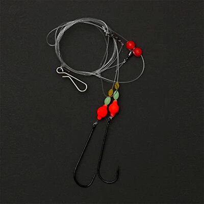 Ron Thompson Sea-Rig 14 Flounder Classic II, bas de ligne pour poisson plat, longueur de 75 cm, ligne principale 0,55 mm et ligne 0,35 mm, taille hameçon 2/0 - Publicité Ron Thompson Sea-Rig 14 Flounder Classic II, bas de ligne pour poisson plat, longueur de 75 cm, ligne principale 0,55 mm et ligne 0,35 mm, taille hameçon 2/0 - Publicité