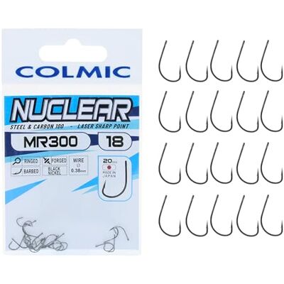 Colmic Hameçons Nuclear Mr300 Modèle: N°18 - Publicité Colmic Hameçons Nuclear Mr300 Modèle: N°18 - Publicité