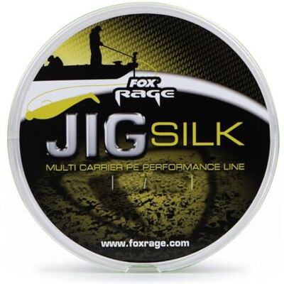 Fox Rage Fil de pêche tressé Jig Silk - Publicité Fox Rage Fil de pêche tressé Jig Silk - Publicité