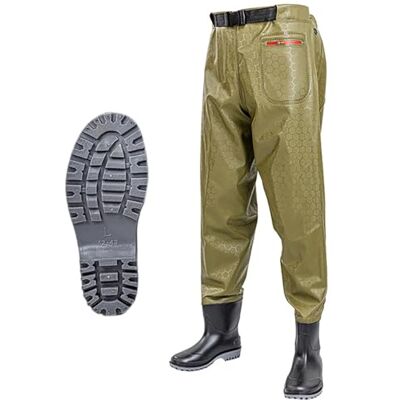 hKjPlvf Waders De Peche, Pantalon De PêChe Respirant Avec Bottes Pour Homme, Bottes De PêChe LéGèRes Avec Poches, Pour La PêChe, La Chasse Au Canard Et L'Industrie Aquatique,B-38 - Publicité hKjPlvf Waders De Peche, Pantalon De PêChe Respirant Avec Bottes Pour Homme, Bottes De PêChe LéGèRes Avec Poches, Pour La PêChe, La Chasse Au Canard Et L'Industrie Aquatique,B-38 - Publicité
