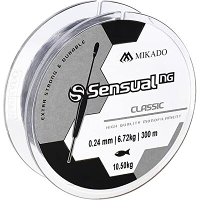 Mikado Sensual NG Classic Fil de pêche solide transparent 300 m de diamètre 0,08 mm à Ø 0,30 mm - Publicité Mikado Sensual NG Classic Fil de pêche solide transparent 300 m de diamètre 0,08 mm à Ø 0,30 mm - Publicité