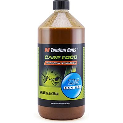 Tandem Baits Carp Food Zig Booster Vanille et crème, D'appâts pour carpes, Pêche de la Carpe, Peche, Pop-Ups, Bouillette Carpe, Professionnel Accessoires de Pêche Carpe 1000ml - Publicité Tandem Baits Carp Food Zig Booster Vanille et crème, D'appâts pour carpes, Pêche de la Carpe, Peche, Pop-Ups, Bouillette Carpe, Professionnel Accessoires de Pêche Carpe 1000ml - Publicité