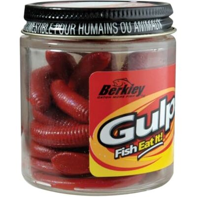 Berkley Leurre Souple Gulp! Alive Nightcrawler 15 cm Bloody Truite Bar Carnassiers Mer Pêche Spinning - Publicité Berkley Leurre Souple Gulp! Alive Nightcrawler 15 cm Bloody Truite Bar Carnassiers Mer Pêche Spinning - Publicité