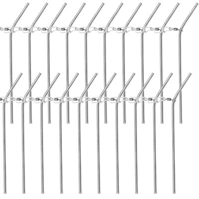 GOMETY Lot de 20 manchons de pêche anti-enchevêtrement en métal Entretoises de 9/12 cm Accessoires de pêche à la carpe Panier à nourriture de base - Publicité GOMETY Lot de 20 manchons de pêche anti-enchevêtrement en métal Entretoises de 9/12 cm Accessoires de pêche à la carpe Panier à nourriture de base - Publicité