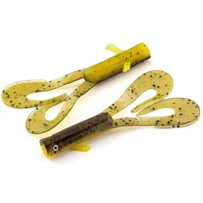 LMAB Drunk Dancer 5, 6 & 7,5 cm Double Twister Leurre de pêche en caoutchouc pour perche et sandre, leurre de perche, leurre de sandre, leurre artificiel Twinler Pike - Publicité LMAB Drunk Dancer 5, 6 & 7,5 cm Double Twister Leurre de pêche en caoutchouc pour perche et sandre, leurre de perche, leurre de sandre, leurre artificiel Twinler Pike - Publicité