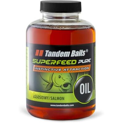 Tandem Baits SuperFeed Pure l'huile de Saumon, D'appâts pour carpes, Pêche de la Carpe, Peche, Pop-Ups, Bouillette Carpe, Professionnel Accessoires de Pêche Carpe 500ml - Publicité Tandem Baits SuperFeed Pure l'huile de Saumon, D'appâts pour carpes, Pêche de la Carpe, Peche, Pop-Ups, Bouillette Carpe, Professionnel Accessoires de Pêche Carpe 500ml - Publicité