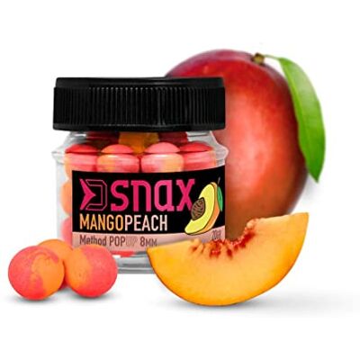 Generic SNAX Pop Up Mini appât Pop Up 20 g 12 mm Mini bouillette mangue pêche - Publicité Generic SNAX Pop Up Mini appât Pop Up 20 g 12 mm Mini bouillette mangue pêche - Publicité