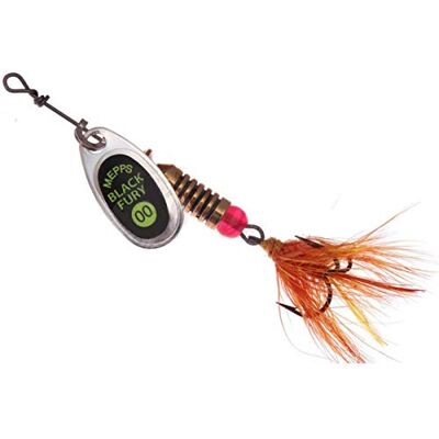Mepps Cuillers Black Fury Mouches Truites Perches Carnassiers (Chartreuse, 00/1,5 g) - Publicité Mepps Cuillers Black Fury Mouches Truites Perches Carnassiers (Chartreuse, 00/1,5 g) - Publicité