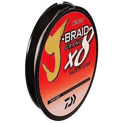 Daiwa Unisex-Erwachsene JBGD8U20-300GL J-Braid X8 Filament tressé - Ligne de pêche - Publicité Daiwa Unisex-Erwachsene JBGD8U20-300GL J-Braid X8 Filament tressé - Ligne de pêche - Publicité