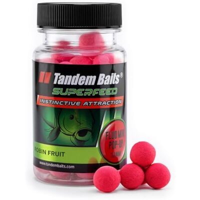 Tandem Baits SuperFeed Fluo Mini Pop-Up Robin Fruit, D'appâts pour carpes, Pêche de la Carpe, Peche, Pop-Ups, Bouillette Carpe, Professionnel Accessoires de Pêche Carpe 12mm 30g - Publicité Tandem Baits SuperFeed Fluo Mini Pop-Up Robin Fruit, D'appâts pour carpes, Pêche de la Carpe, Peche, Pop-Ups, Bouillette Carpe, Professionnel Accessoires de Pêche Carpe 12mm 30g - Publicité
