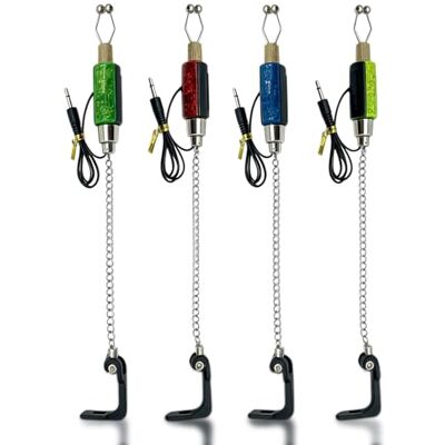 PORFOYO Lot de 4 détecteurs de touche pour pêche à la carpe Avec éclairage LED Détecteur de touche Amovible Pour la pêche à la carpe A - Publicité PORFOYO Lot de 4 détecteurs de touche pour pêche à la carpe Avec éclairage LED Détecteur de touche Amovible Pour la pêche à la carpe A - Publicité