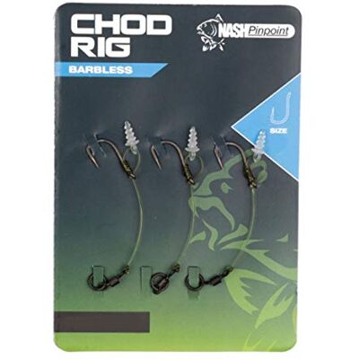 Nash Lot de 6 hameçons TT chod rig - Publicité Nash Lot de 6 hameçons TT chod rig - Publicité