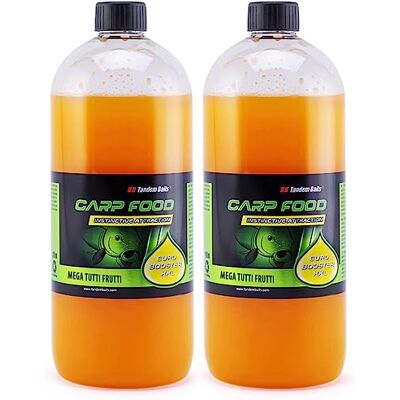 Tandem Baits Attractant Liquide Booster Pêche À La Carpe 1 L Euro Booster XXL Set de 2 Mega Tutti Frutti - Publicité Tandem Baits Attractant Liquide Booster Pêche À La Carpe 1 L Euro Booster XXL Set de 2 Mega Tutti Frutti - Publicité