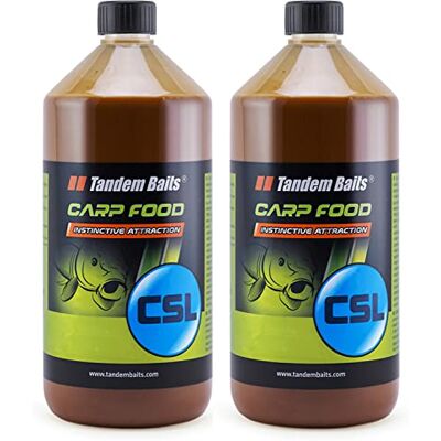 Tandem Baits Set de 2 Carp Food CSL Flavour Mix no 3, D'appâts pour carpes, Pêche de la Carpe, Peche, Pop-Ups, Bouillette Carpe, Professionnel Accessoires de Pêche Carpe 1000ml - Publicité Tandem Baits Set de 2 Carp Food CSL Flavour Mix no 3, D'appâts pour carpes, Pêche de la Carpe, Peche, Pop-Ups, Bouillette Carpe, Professionnel Accessoires de Pêche Carpe 1000ml - Publicité