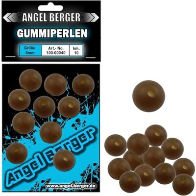 Angel-Berger Perles en caoutchouc Angel Berger, Noir , 6mm - Publicité Angel-Berger Perles en caoutchouc Angel Berger, Noir , 6mm - Publicité